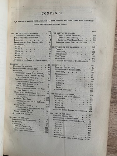 1857 "THE POETICAL WORKS OF SIR WALTER SCOTT" LARGE HEAVY ANTIQUE BOOK (P8) - Picture 10 of 17