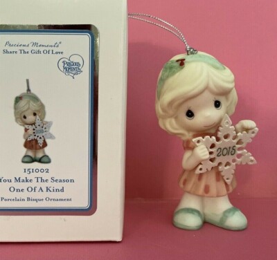 2015 PRECIOUS MOMENTS DATED ORNAMENT YOU MAKE THE SEASON ONE OF A KIND 151002 2015 PRECIOUS MOMENTS DATED ORNAMENT YOU MAKE THE SEASON ONE OF A KIND 151002