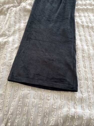 Juicy Couture Terciopelo Estrás Negro Clásico Ropa de Dormir Pantalones Grandes - Imagen 12 de 15