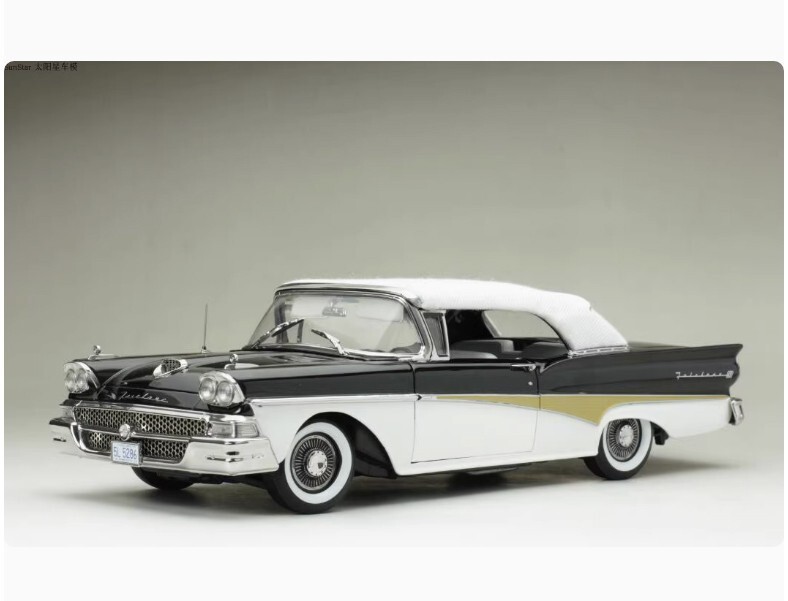1/18フォード フェアレーン500 オープン 1958 レッド/ブラック japan 1/18 Ford Fair Lane 500 Open 1958 Red/Black Good