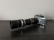 VINTAGE EXAKTA VX 1000 35mm CAMERA W TELEPHOTO LENS PIESKER BERLIN WEST GERMANY