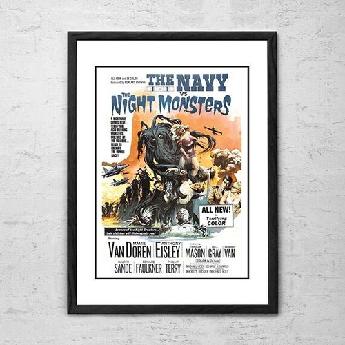 VINTAGE SCI FI Movie Posters | 40 to choose from | Available Framed or Unframed! - Picture 35 of 49