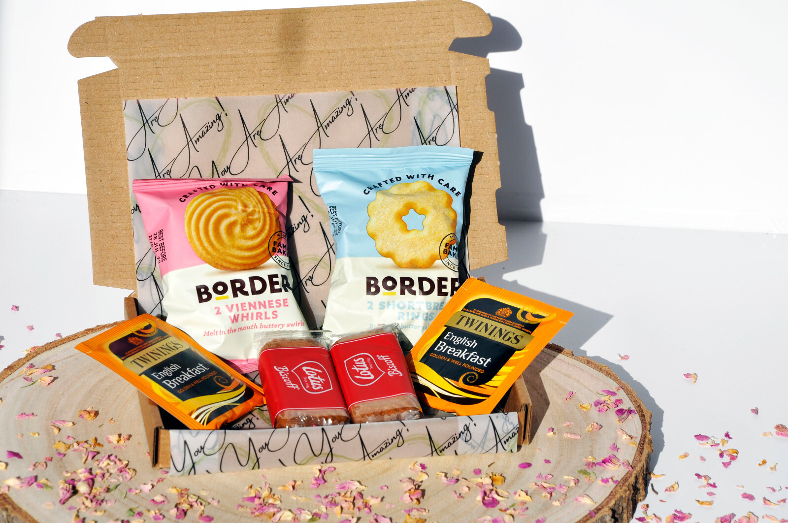 Small Tea and Biscuits,Letterbox Gift, Tea And Biscuits Hamper, Afternoon Tea