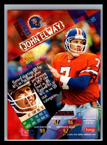1994 Topps Stadium Club Football # 1 - 210 - Pick Your Card! - Picture 180 of 420
