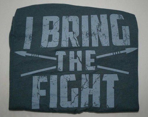 Roman Reigns WWE "I Bring the Fight" "Believe That" Blue Short Sleeve T-Shirt M - Picture 6 of 6