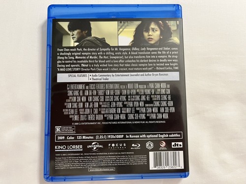 Thirst Blu-ray 2009 [Kino Lorber] Song Kang-ho_REGION A DISC - Bild 3 von 3