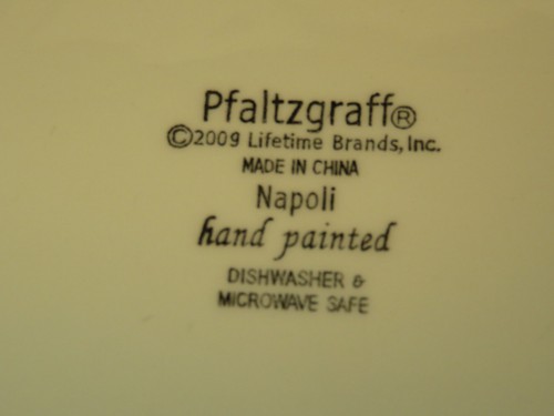 4 Pfaltzgraff Napoli Salat Beilagenteller 9 Zoll Spülmaschinen- & Mikrowellengeeignet - Bild 6 von 6