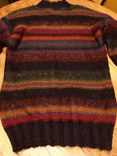 Vintage BHS Multicoloured Mohair Blend Jumper - Size 10-12 - Picture 7 of 7