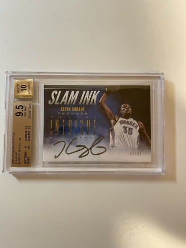 Kevin Durant 2012 Panini Intrique Slam Ink Auto 10 Autograph /49 BGS 9.5 - Photo 1 sur 2