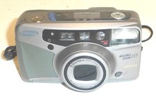 Samsung Maxima Zoom 145 35mm Point Shoot Film Camera FOR PARTS OR REPAIR READ
