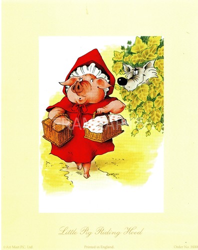 Little Pig Prints Comic Pig Prints - Picture 5 of 9