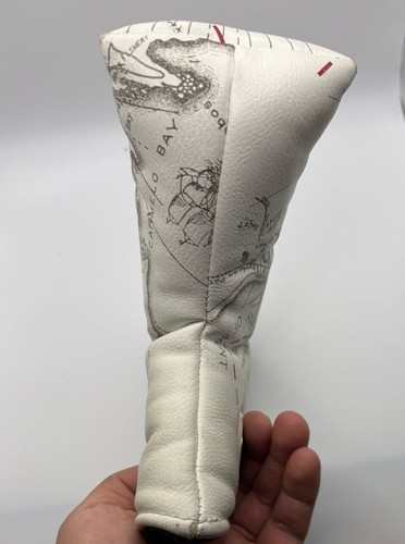 Embroidered Spyglass Hill Blade Putter Head Cover Treasure Map - Picture 8 of 10