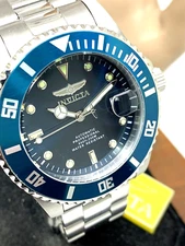 Invicta Men's Watch 36972 Pro Diver Automatic Blue Dial Silver Steel 44mm