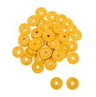 Woody’s Round Aluminum Support Plates - 5/16in. Thread Yellow AWA-3800-1