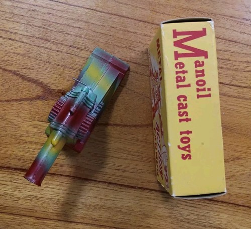 VINTAGE CAMOFLAUGE VARIANTE MANOIL #200 ACTION KANONE METALLGUSS NOS - Bild 3 von 10