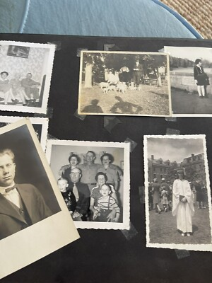#ad #ad Vintage 1930s 40s Photo Album Mankato MN Farm Gas Station Snapshots Lismore $26.99