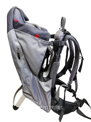 phil&teds Escape Child Carrier Frame Backpack Charcoal NO HOOD INCLUDED - Picture 2 of 7