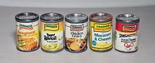 Vtg Campbell Soup Co. Franco American 2" Miniature Can Goods 1991 Collectibles 