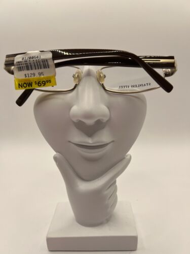 LEVI'S LS541A-2 Taupe Rechteckig Vollrand Brille Brillengestell 52-17-135 - Bild 4 von 9