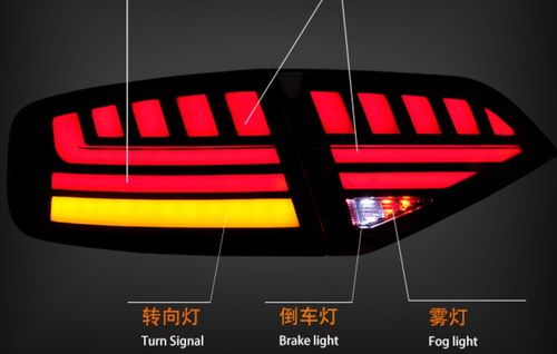 Luces traseras LED 4 piezas para Audi A4B8 luces interiores + luces de salida 2009-2012 - Imagen 3 de 9