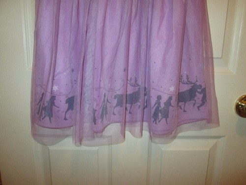 Disney Frozen II Anna, Elsa, and Olaf Purple Dress Size M 7/8 - BNWT - 第 2/8 張圖片