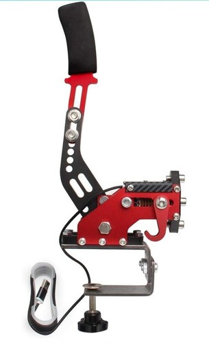 Red USB Handbrake PC Windows for Sim Racing Games G25/G27/G29/T500 - Picture 3 of 3