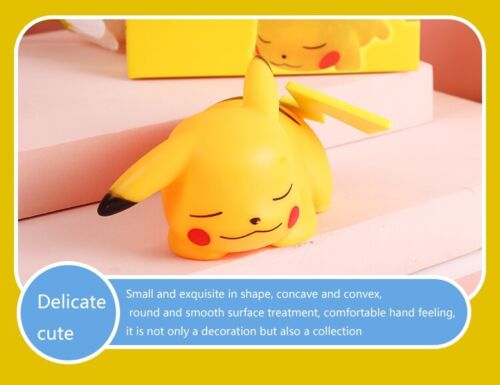 Pokémon Pikachu Nachtlicht leuchtendes Kinderspielzeug Pokemon Pikachu süßes Nachtbett La - Bild 3 von 9