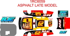 1RC ASPHALT LATE MODEL 1RC6059  WRAP  RICKY BOBBY ME  THEME