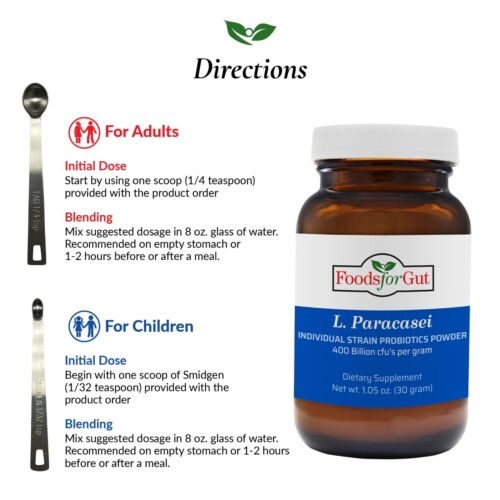 Lactobacillus Paracasei Probiotic Powder 400 Billion cfu's 30 Gram - Picture 5 of 6