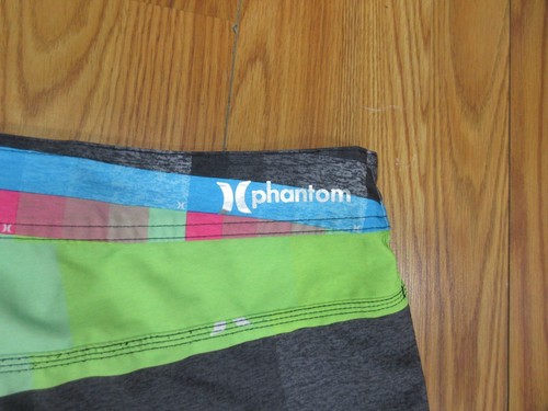 PANTALONES CORTOS DE BAÑO HURLEY PHANTOM SIN FORRAR POLI/SPANDEX Talla 31 - Imagen 6 de 6