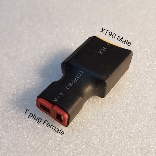 Deans T Style Plug to XT90 Female Male Adapter Connector for RC Battery Charger - Photo 8/9