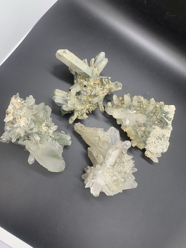 1690 Grams Chlorine Quartz Specimens Lot Of 7 Pieces. - Picture 19 of 24