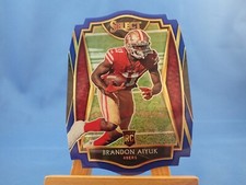 Brandon Aiyuk Select 2020 Premier Level RC Rookie #166 Blue Die Cut Prizm