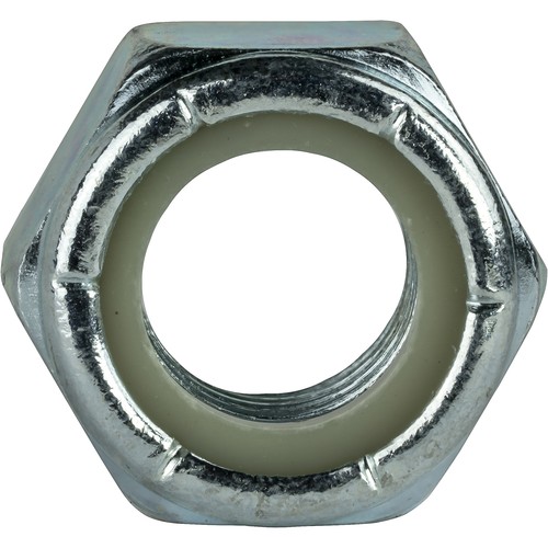 5/16"-24 Nylon Insert Hex Lock Nuts Grade 2 Zinc Plated Steel Qty 50 - Picture 5 of 7