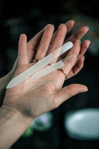 Mont Bleu Set mit 2 Glasnagelfeilen Geschenk für Mädchen, Frauen und Männer - Picture 4 of 4