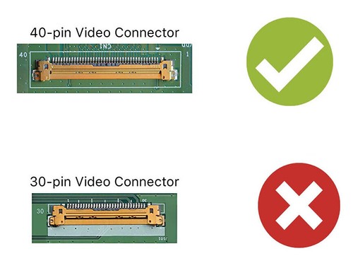 15.6"SCREEN LED REPLACEMENT LTN156AR15 LTN156AR15-003 LP156WH2 LP156WH4 - Picture 6 of 8