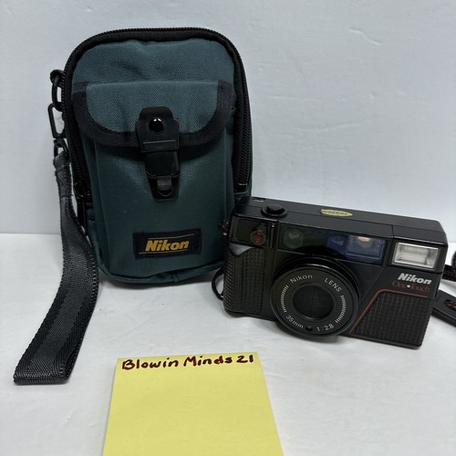 Nikon One Touch 35mm Point and Shoot Film Camera Lens 1:2.8 *READ Below* - Picture 2 of 18