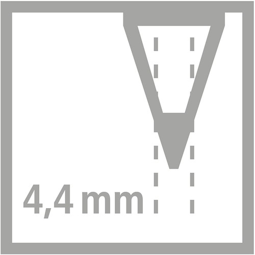 STABILER KOHLENSTIFT METALLBOX 12 FARBEN 1412-6 - Bild 4 von 5