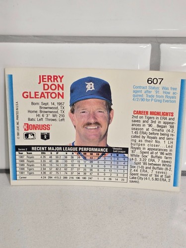 1992 Donruss Baseball Series 2 #397-784 Plus Bonus Cards Pick. See Description - Picture 261 of 489