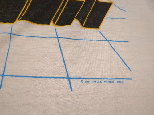 1982 Van Halen Vintage Diver Down T Shirt 80s 1980s Size M? - Picture 9 of 12