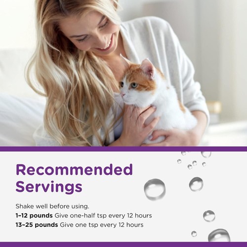 All-Breeds Anti-Diarrhea Remedy for Cats - 4 Ounce Veterinary-Approved Liquid - Picture 8 of 12