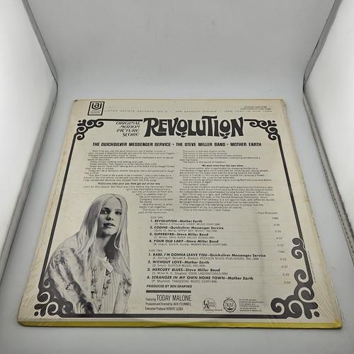 REVOLUTION~Steve Miller/Quicksilver ~SEALED~ Orig '68 Soundtrack HIPPIE PSYCH LP - Picture 7 of 10
