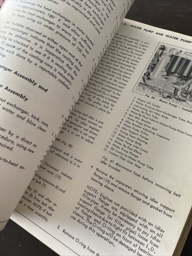 Fiat Allis-Chalmers 16000H 19000 21000H 25000 Engine Service Manual Shop Book - Picture 6 of 6