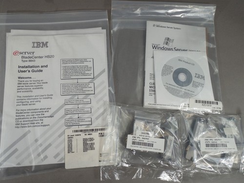 IBM 8843 MC1 HS20 BladeCenter Server (4GB RAM) Dual Xeon New Unused 39M4629 U320 - Picture 11 of 11