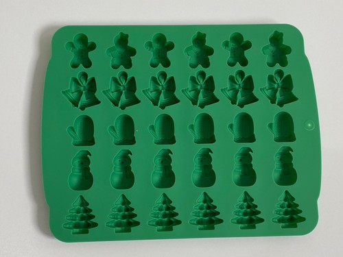 Bandeja de hielo molde de silicona para hornear chocolate formas temáticas de Navidad varios diseños - Imagen 5 de 5