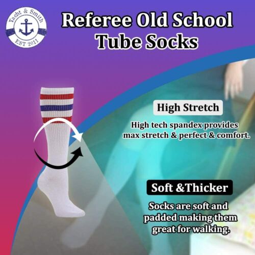 Kids Tube 6 Pack Cotton Tube Socks, Sports Everyday School, Bulk Sock Packs - Picture 6 of 7