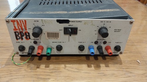 Farnell TOPS 2 Dual Power Supply O/P: 2 x 0-15 @ 0.5A + 5V @ 2A - Imagen 2 de 6
