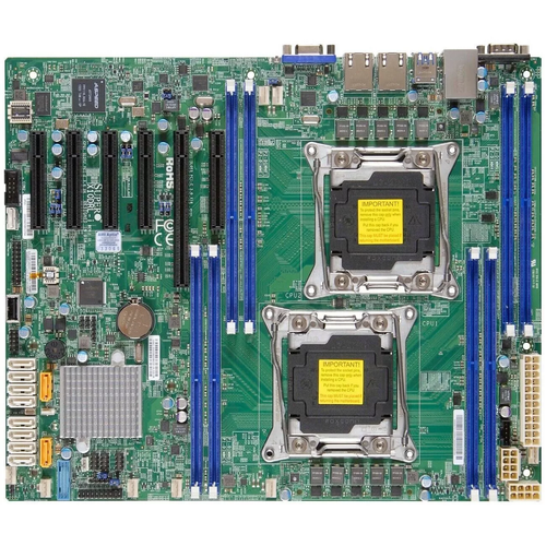 Supermicro X10DRl-i LGA2011-3 Motherboard+2x Intel Xeon E5-2696 v3 36c/72t 2.3GH - Picture 2 of 5