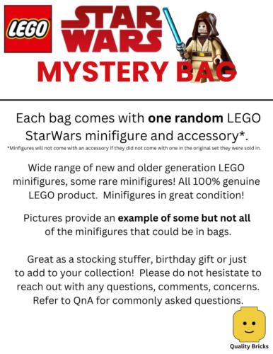 LEGO Star Wars Minifigure: Mystery And Accessory Blind Bag 100% Genuine Set - Picture 6 of 7