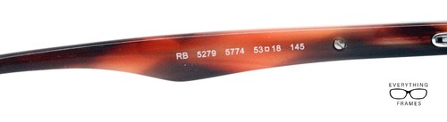 Ray Ban RB5279 5774 Tortoise New Authentic 53 - Picture 6 of 6